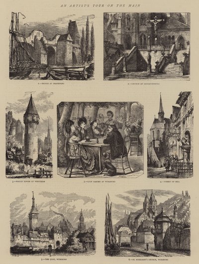 El tour de un artista en el Main de Henry William Brewer